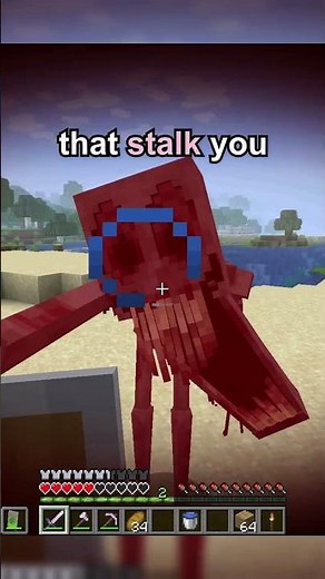 Minecraft stalking entities... (Horror Modpack)