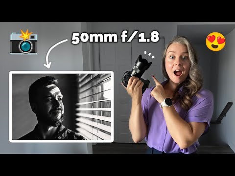 Indoor photoshoot with a 50mm f/1.8 📸🤩 How to take a successful portrait at home