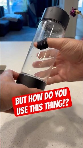 Hydrogen Water Bottle - How To Use One. #hydrogenatedwater