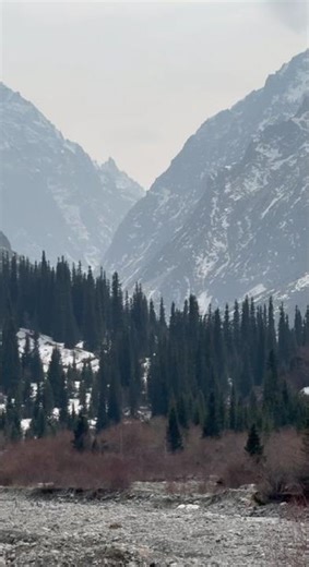 The Silence of Tian Shan Peaks 🏔️ Pure Mountain Meditation in 10 Seconds #shorts #NatureASMR