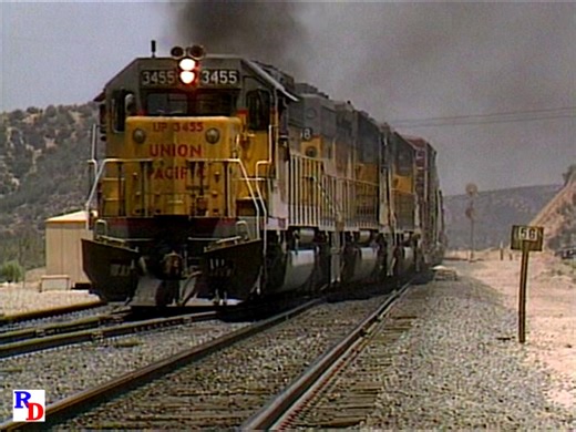 136K views · 5.5K reactions | Three SD40-2 locomotives, a mixed freight and a caboose with a Union Pacific train at the summit of Cajon Pass. From the Pentrex show "Best of 1984 Railroading" https://rfd.video/Best1984 | Railfan Depot | Facebook