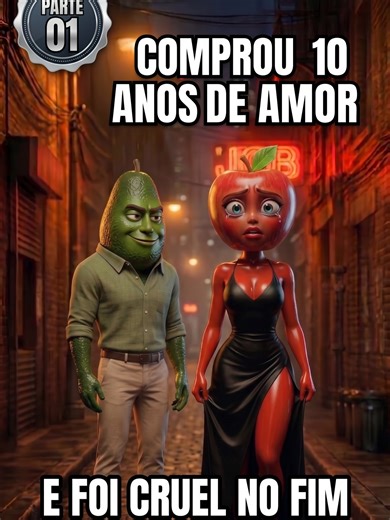 Ele comprou 10 anos de amor… mas o que fez no fim foi cruel demais. PARTE 01 Uma história emocionante, intensa e cruel sobre um relacionamento que parecia perfeito — até o momento em que o tempo acabou. Neste curta animado, uma maçã se apaixona por um abacate que promete ficar ao lado dela por 10 anos. Tudo parece mágico: romance, família, felicidade… até que a verdade aparece de forma fria e devastadora. 💥 O que você faria se descobrisse que o amor da sua vida tinha prazo? Prepare-se para uma 