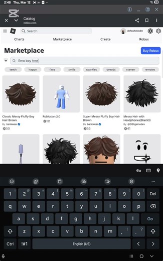 free emo boy tutorial #roblox