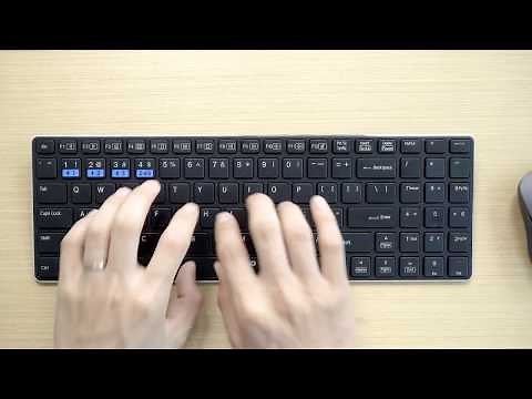 RAPOO Multi-mode Wireless Keyboard And Mouse Introduction