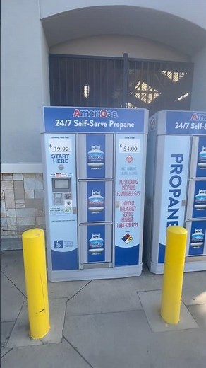 Is this real!?! Propane Tank Vending Machine
