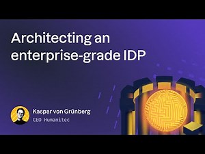 Architecting an enterprise-grade Internal Developer Platform