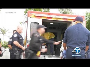 LAPD officer suspended after video shows him punching handcuffed suspect I ABC7