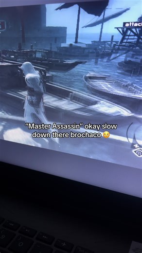 Edit: don’t comment about the animus glitch. I know about it and the video’s a joke. Yes ladies and gentlemen this IS my goat 🤣✌️ — #assassinsceed #altairibnlaahad #ubisoft