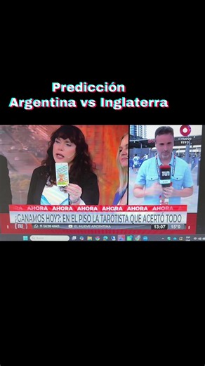 SEGUNDA PARTE Predicción del Tarot para Argentina vs Inglaterra con los chicos de TELENUEVE #argentina🇦🇷 #tarotmundial #messi #copamundial2026