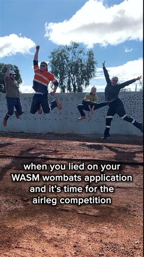 when you lied on your WASM Wombats application