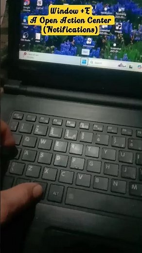 How to Instantly Open Notifications on Windows (Win + A) #pctips#techtok #keyboardshortcuts #windows