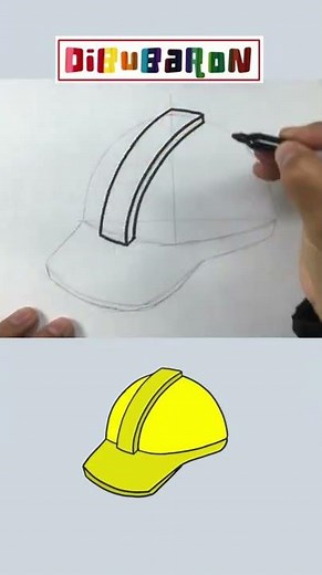 How to draw a helmet step by step | Easy drawing | Quick draw