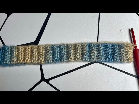 Crochet Ribbing Bottom Up