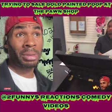 Trying to sale gold painted poop at the pawn shop #pranks #prankshorts #comedy #funny #shorts #short