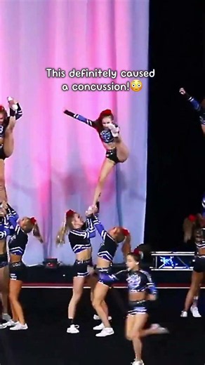 CRAZY Stunt fall!😳 #shorts #cheerleading #fail #cheer #cheerleader #fall #allstarcheer
