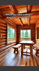 13K views · 505 reactions | Would you have walked past this… or stayed? #winterscene #logcabin #canada #logcabinlove #alaskaliving | Log Cabin | Facebook