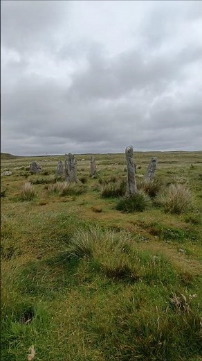 Callanish Standing Stones circle III Isle of Lewis Outer Hebrides Scotland
