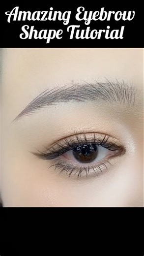 unique Eyebrows shape tutorial | natural shape #trendy eyebrow shape #viralpost