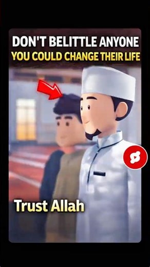 Don’t Belittle Anyone… You Might Change Their Life 🤍 #allah #respect #islamicreminder #shorts