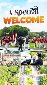 PM Modi received a grand ceremonial welcome in Jakarta, Indonesia | #shorts