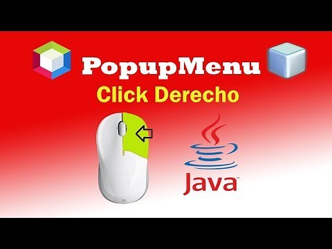 Click derecho o PopupMenu en JAVA NETBEANS