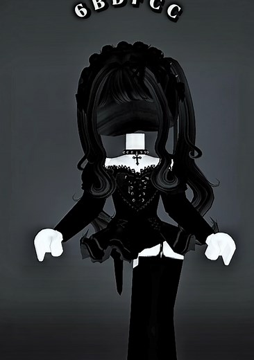 Ideias de Looks Emo/Goth para Roblox