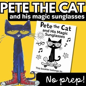 Pete the Cat and His Magic Sunglasses Book Study | SEL Activities & Worksheets