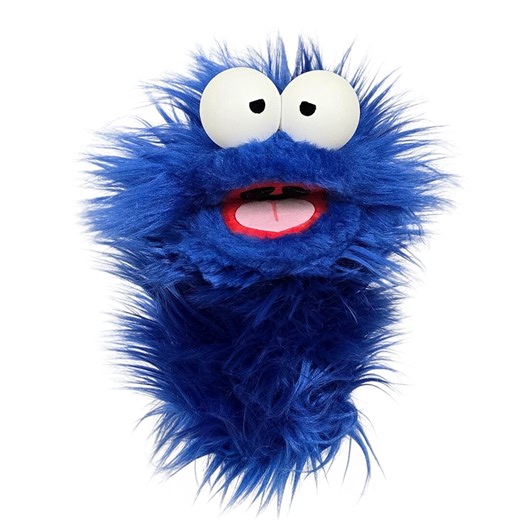 Wackadoo Monster Practice Puppet. Blue Creature. Professional Handmade "muppet-style" Hand Puppet by Uzzyworks - Etsy