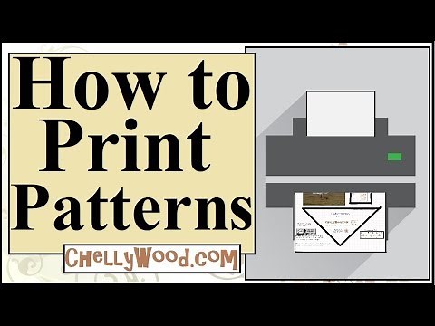 Doll Sewing Tips: How to Print Patterns