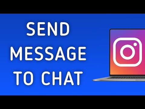 How To Send A Message To Chat On Instagram App On PC (New Update)
