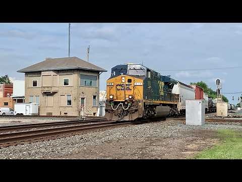 Train Knocks Down B&O Signal! RR Diamonds & Old CPLs, Longest Steel Rolls Train Ever! Deshler Ohio