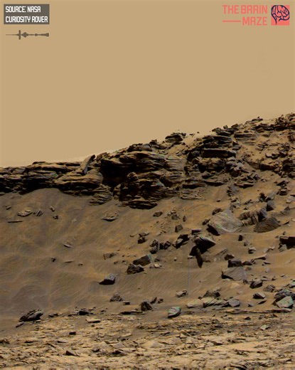 56K views · 1K reactions | A Martian Masterpiece From Curiosity Rover - Mars, like you've never seen it before. Stunning panorama captured by Curiosity Rover (MSL 1385 M-34). For the audio, as always, we've used real audio from Mars. It was recorded by Perseverance Rover in 2021. | The Brain Maze | Facebook