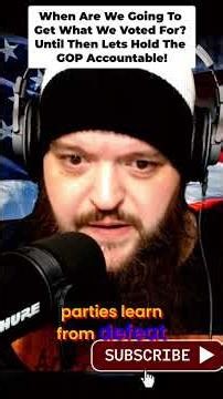 GOP's Failure: Why Republicans Need a Reckoning Now #shorts