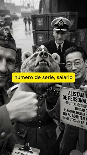 Wojtek, el oso soldado REAL