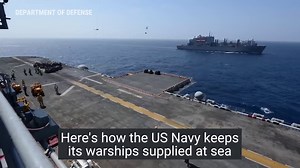 4.1M views · 2.4K reactions | Here are the dangerous and intense methods the U.S. Navy uses to keep its warships supplied at sea. | Business Insider | Facebook