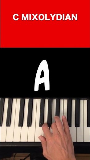 C Mixolydian Scale On Piano: Easy Tutorial | Music Simply Understood #music #mixolydian #piano