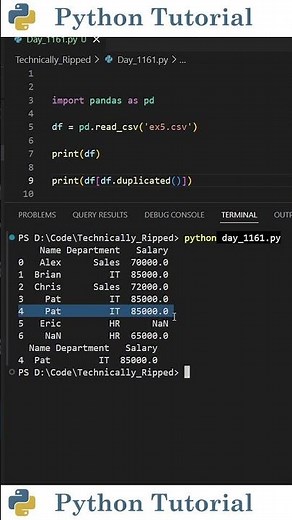 Three Pandas One-Liners You Need To Know | Python Tutorial