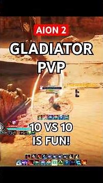 AION 2 Gladiator PvP ⚔️ INSANE 10v10 Equalized Gear Arena (it's fun!)