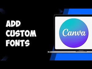 How to add Custom fonts in Canva (2025)