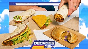 Taco Bell's Y2K menu items feature Chili Cheese Burrito, Double Decker Taco. Where to get them
