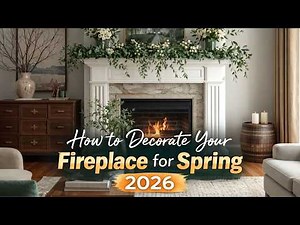 How to Decorate Your Fireplace for Spring 2026 | Warm & Inviting Ideas #manteldecor #interior2026