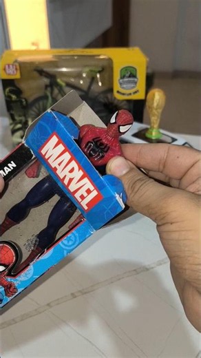 marvel spider-man unboxing 🕷️ | mini spider-man toy shorts #shorts #miniature