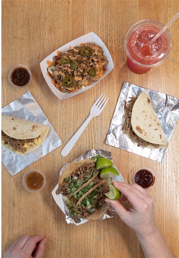 Meet the newest members of the Brisket lineup. 💁‍♀️Brisket Street Tacos topped with Cilantro, Onion, and Lime, plus Brisket Loaded Fries finished with Pickled Jalapeños and Chipotle Ranch. 👏 And yes, you can still get the Breakfast Taco with Egg and Brisket, along with the Brisket Taco served with BBQ Sauce. #TacoCabana #Texas