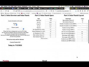 Wire Sizing for Solar: Solark 12k voltage drop calculator