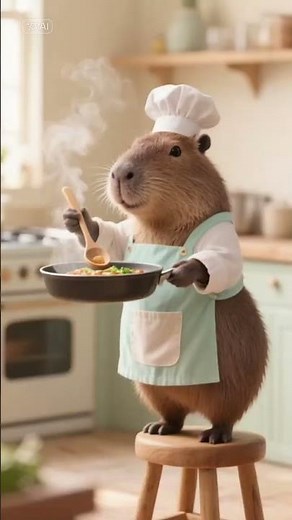 Capybara cooking