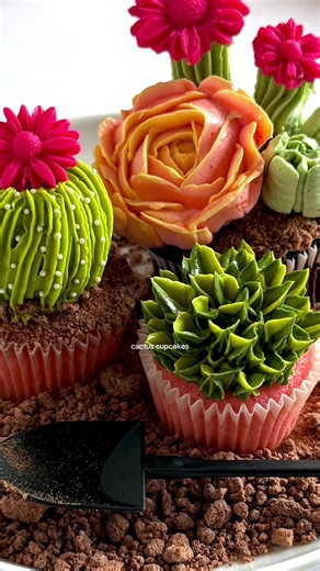 Cactus Cupcakes: Edible Garden Creation Tutorial