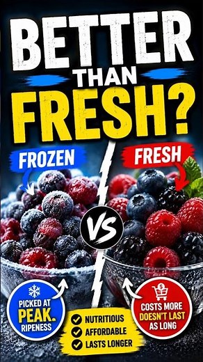 Frozen Berries Are Better Than Fresh? 🫐😱 #healthyhabits #health #healthyfood #shorts