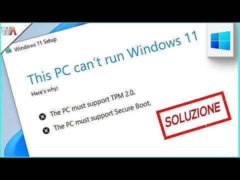 Come installare Windows 11 SENZA TPM 2.0 e Secure Boot