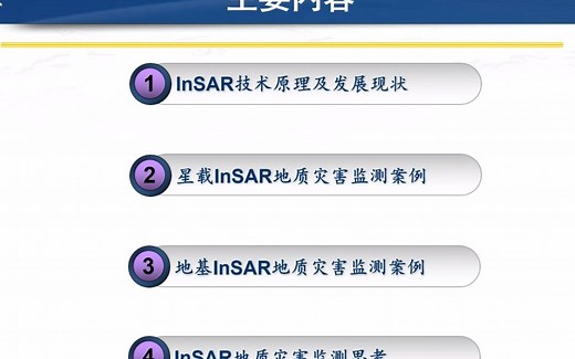 杨红磊-星载InSAR技术原理及地质灾害监测应用