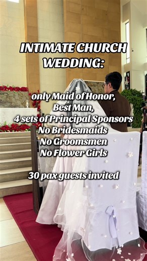 Intimate Church Wedding: A Simple and Solemn Celebration